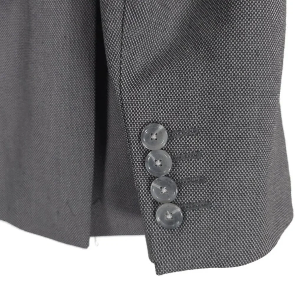ZARA 2 Button Blazer‎ Double Vent MADE IN TUNISIA 🇹🇳 3467/620/801 Size 36